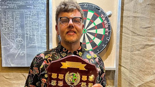 Mitchell Clegg after winning the Newcastle Classic last year.