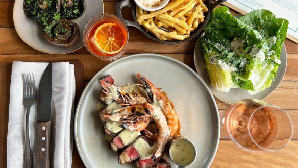 Surf ‘n’ turf at Three Blue Ducks.