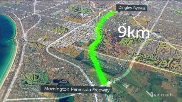 The new Mordialloc Freeway will be 9km long