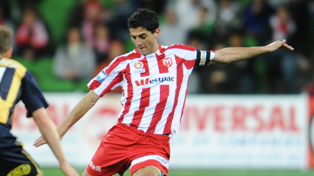 Simon Colosimo in his heyday at the then-Melbourne Heart back in 2010.