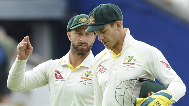 Close to the action: Matthew Wade will back up for Australia in the event of an injury to Tim Paine.