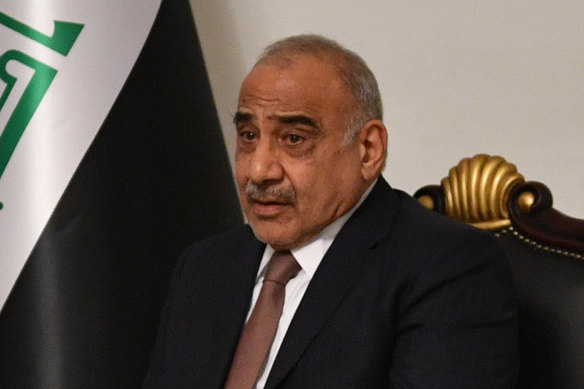 Embattled Iraqi Prime Minister Adil Abdul-Mahdi.