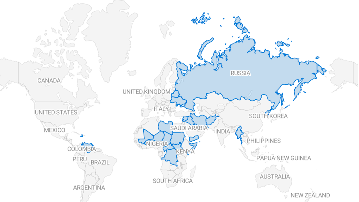 The 26 countries One Nation is targeting under its drastic migration policy