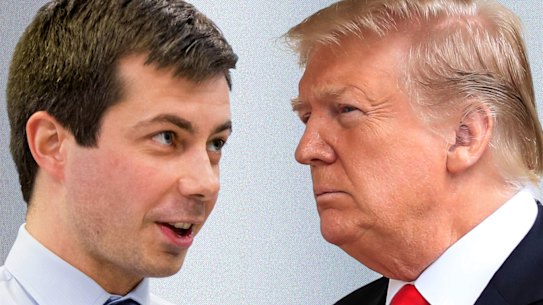 Pete Buttigieg v Donald Trump
