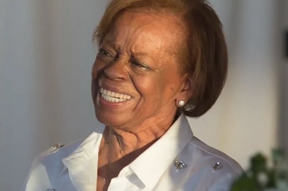 Barack Obama posted this photo of his mother-in-law along with the announcement of her death on Saturday.