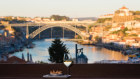 The view over Portugal’s Douro River from Vinum Restaurant at Graham’s Port – an evening extravaganza courtesy of Viking Cruise Line. 