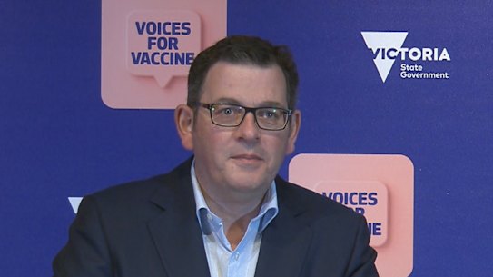 Premier Daniel Andrews reacts with anger to reports of COVID-19 restriction breaches, as he announces a raft of tighter measures on Monday.