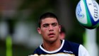 Mark Swanepoel during his rugby days with the Brumbies.  