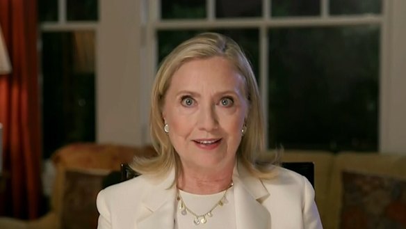 Hillary Clinton said Democrats could not take victory for granted, as many did in 2016.