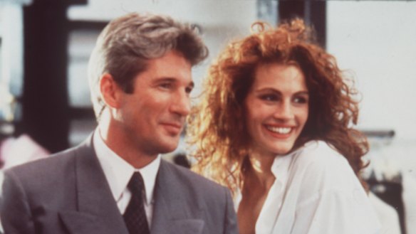 Julia Roberts and Richard Gere in <i>Pretty Woman</i>.