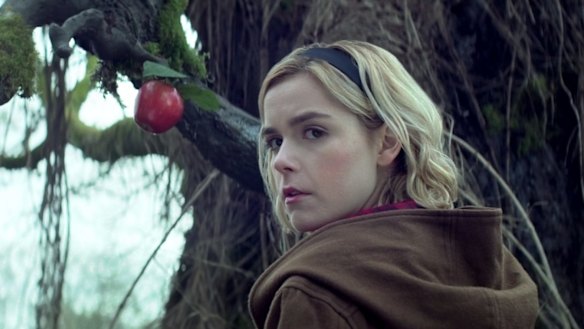 Kiernan Shipka stars as Sabrina. 