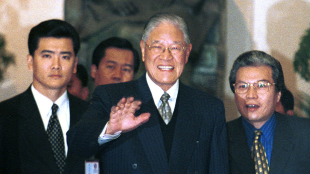 Taiwan President Lee Teng-hui in 2000. 