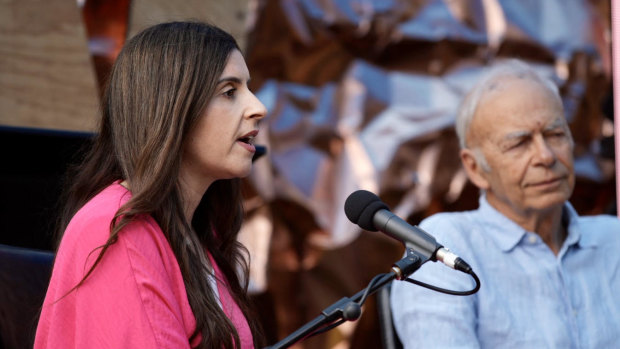 Randa Abdel-Fattah at the Adelaide Writers’ Week in 2023.