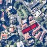 Fortis’ proposed development in Elizabeth Bay. The site has frontages on Onslow and Billyard Avenues.