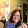 Author R.L Maizes (and cat).