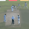 Matt Kuhnemann strikes in the second Test.