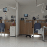 Beds were removed from Blacktown Hospital on Thursday amid the doctors’ strike.