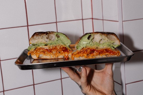 The meatball sub at Halfday Deli