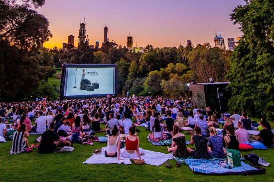 Picnic and a movie wrapped into one. Date night is sorted.