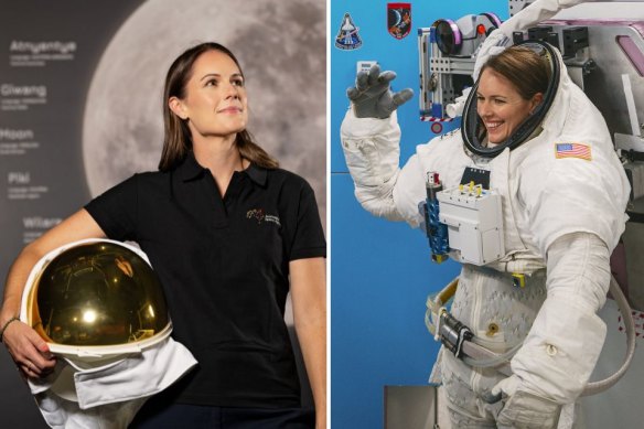 Katherine Bennell-Pegg has become the first astroanut trained under the Australian flag.