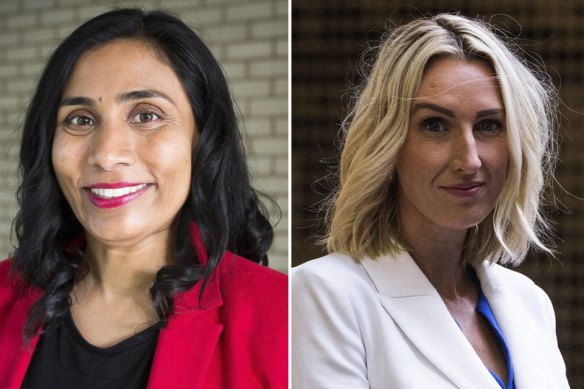 Labor’s Zaneta Mascarenhas and the Liberal’s Kristy McSweeney are vying for the seat of Swan in Perth.
