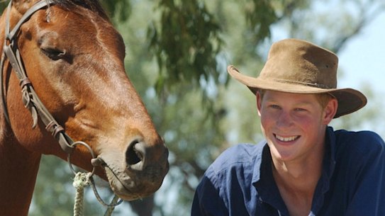 A young Prince Harry earned the nickname “Spike” after an encounter with an echidna while he was jackerooing in Australia in 2003.