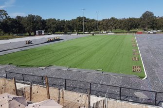  Woollahra has transformed from a regular turf field to high-tech synthetic pitch. 