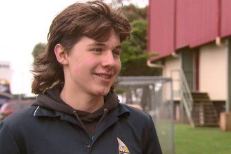 Jack Shaw was bitten by a shark as he saved a friend at Ocean Grove on Monday night.