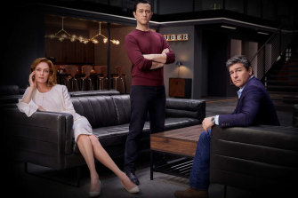 Uma Thurman, Joseph Gordon-Levitt as former Uber chief executive Travis Kalanick, and Kyle Chandler star in <i>Super Pumped: The Battle for Uber</i>.