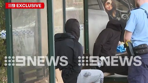 The men were allegedly spotted wearing balaclavas in the car before police were called.