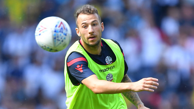 Adam Le Fondre with Bolton in the second tier of English football.