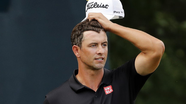 Optimism: Adam Scott in action during the final round of last year's PGA Championship.