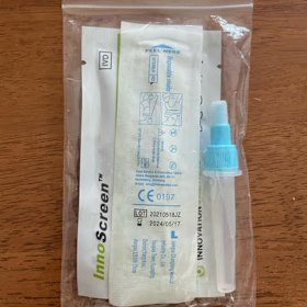An InnoScreen rapid antigen test sold at a Toongabbie store for $28. 