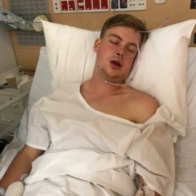 Angus Chance was in hospital for weeks as a result of the injuries he suffered.