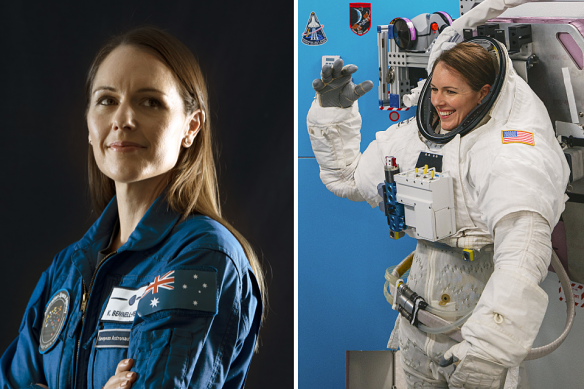 Katherine Bennell-Pegg has become the first astronaut trained under the Australian flag.