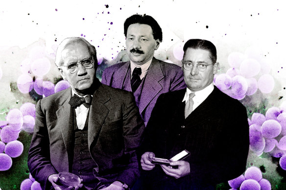 Alexander Fleming, Ernst Chain and Howard Florey won a Nobel prize in 1945 for developing penicillin. 