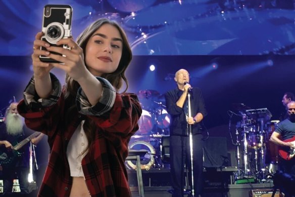 How would Emily in Paris feel about a Phil Collins concert?