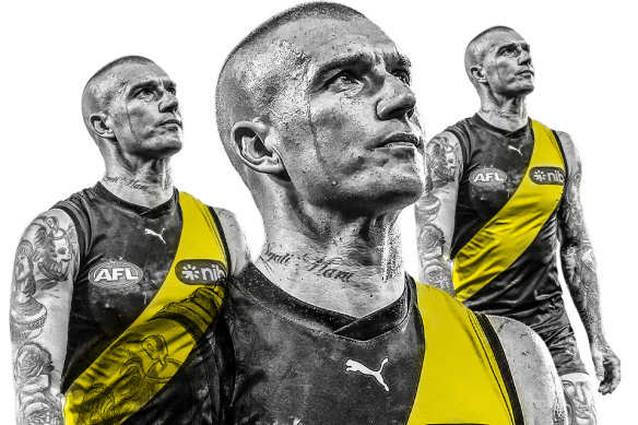 Richmond champion Dustin Martin plays his 300th game this weekend, in a storied AFL career.