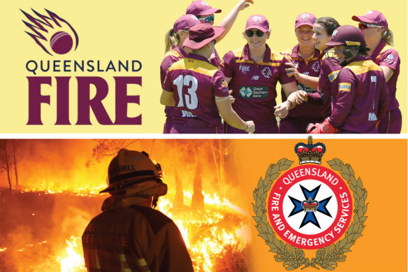 Queensland Fire and Emergency Services has taken issue with cricket’s attempt to trademark Queensland Fire for the state women’s team.