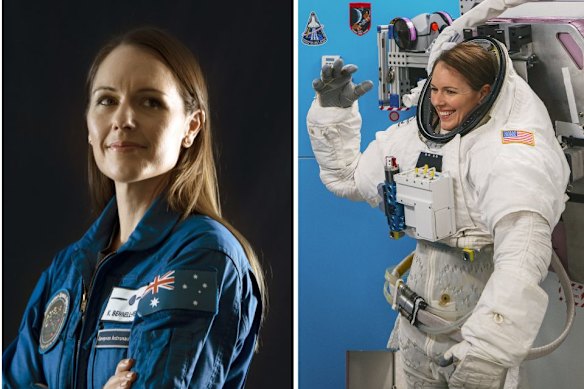 Katherine Bennell-Pegg became the first astronaut trained under the Australian flag last year.