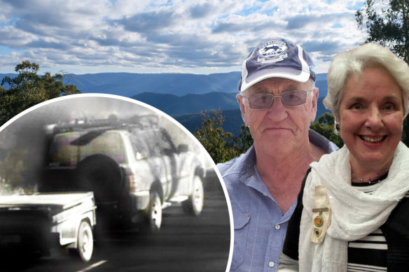 The investigation into the disappearance Russell Hill and Carol Clay focused on a four-wheel drive. 