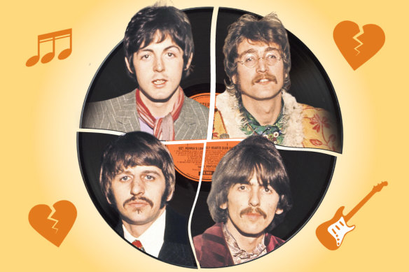 The Beatles are the definition of a successful band break-up.
