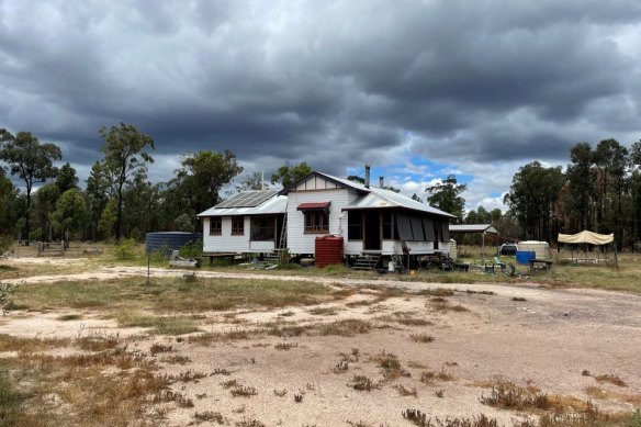 The Train property in Wieambilla, Queensland, where two police officers and a neighbour were shot dead.