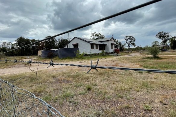 The Train property in Wieambilla, Queensland, where several police and a neighbour were shot dead in December 2022.