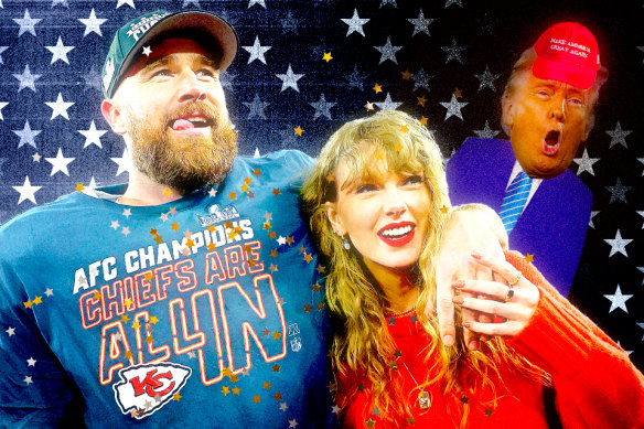 Will Travis Kelce and Taylor Swift’s relationship thwart Donald Trump?