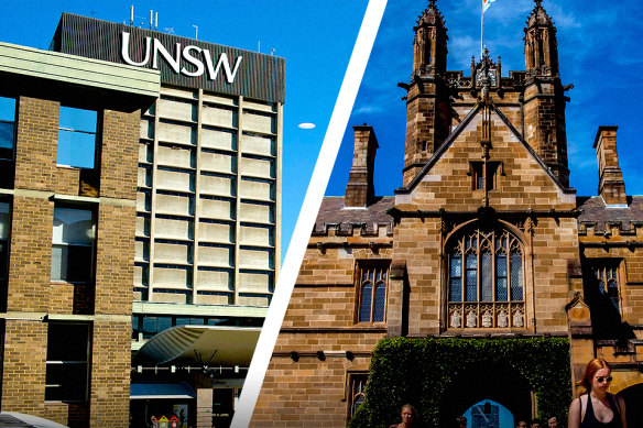 Students in 2021 were awarded higher grades compared with 2011 at some of the biggest NSW universities.