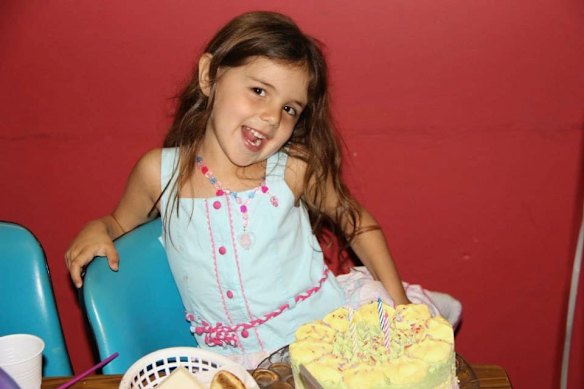 Juliette’s sister, six-year-old Sidney Playford.