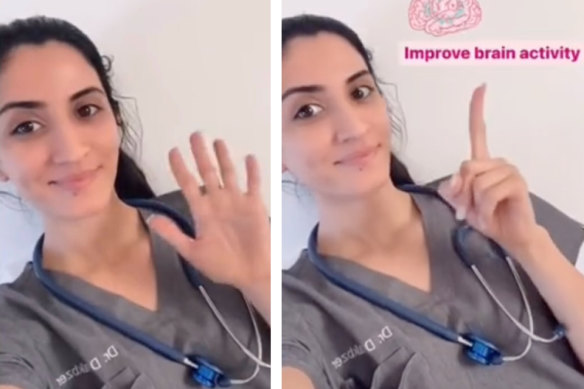 Dalya Karezi pretended to be a doctor on TikTok.