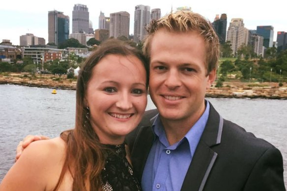 Kristy and Troy Armstrong. The 35-year-old man remains in hospital, police said.