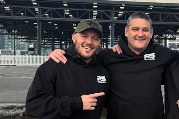 Brendan Fevola has appeared in several social media posts by the business over the past few years.